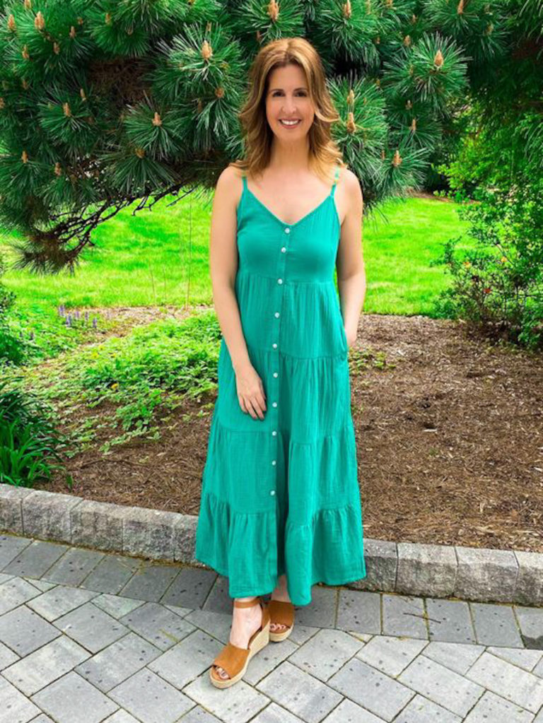 universal thread sleeveless tiered dress