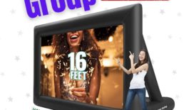 Holiday Styling 16FT Giant Inflatable Outdoor Projector Screen