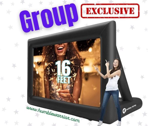 Holiday Styling 16FT Giant Inflatable Outdoor Projector Screen