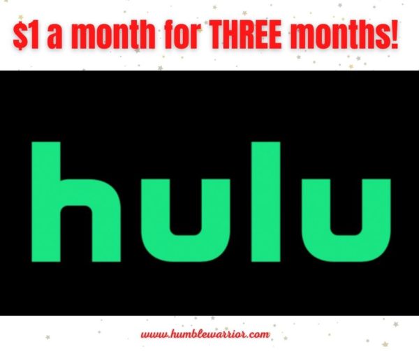 Hulu $1 for 3 Months