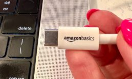 Amazon Basics USB Type-C to USB Type-C 2.0 Charger Cable - 6-Foot, White 08 09 22