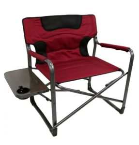 Ozark Trail XXL Folding Padded Director Chair with Side Table 08 31 22