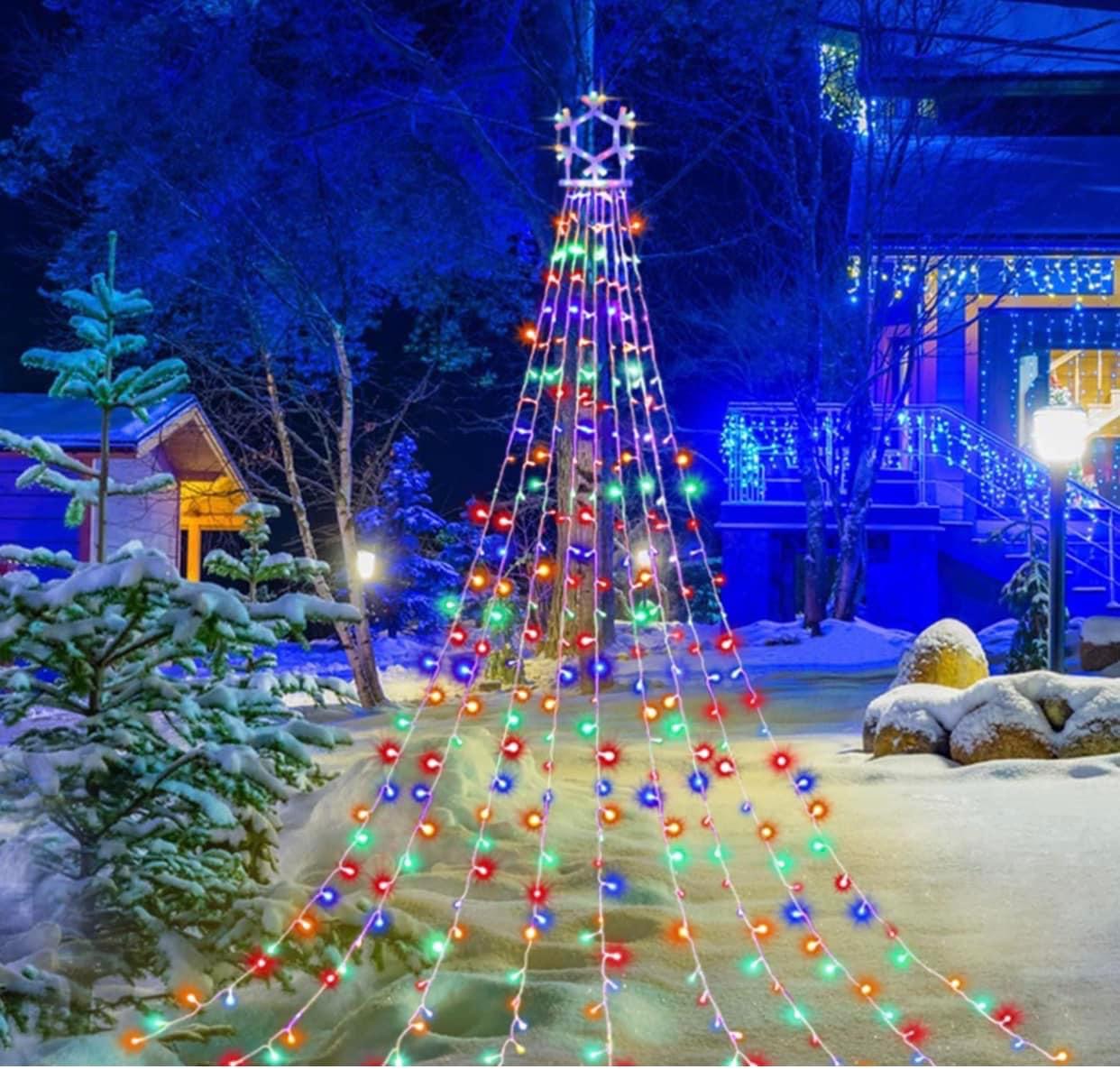 WATERFALL HOLIDAY LIGHTS! Home of The Humble Warrior