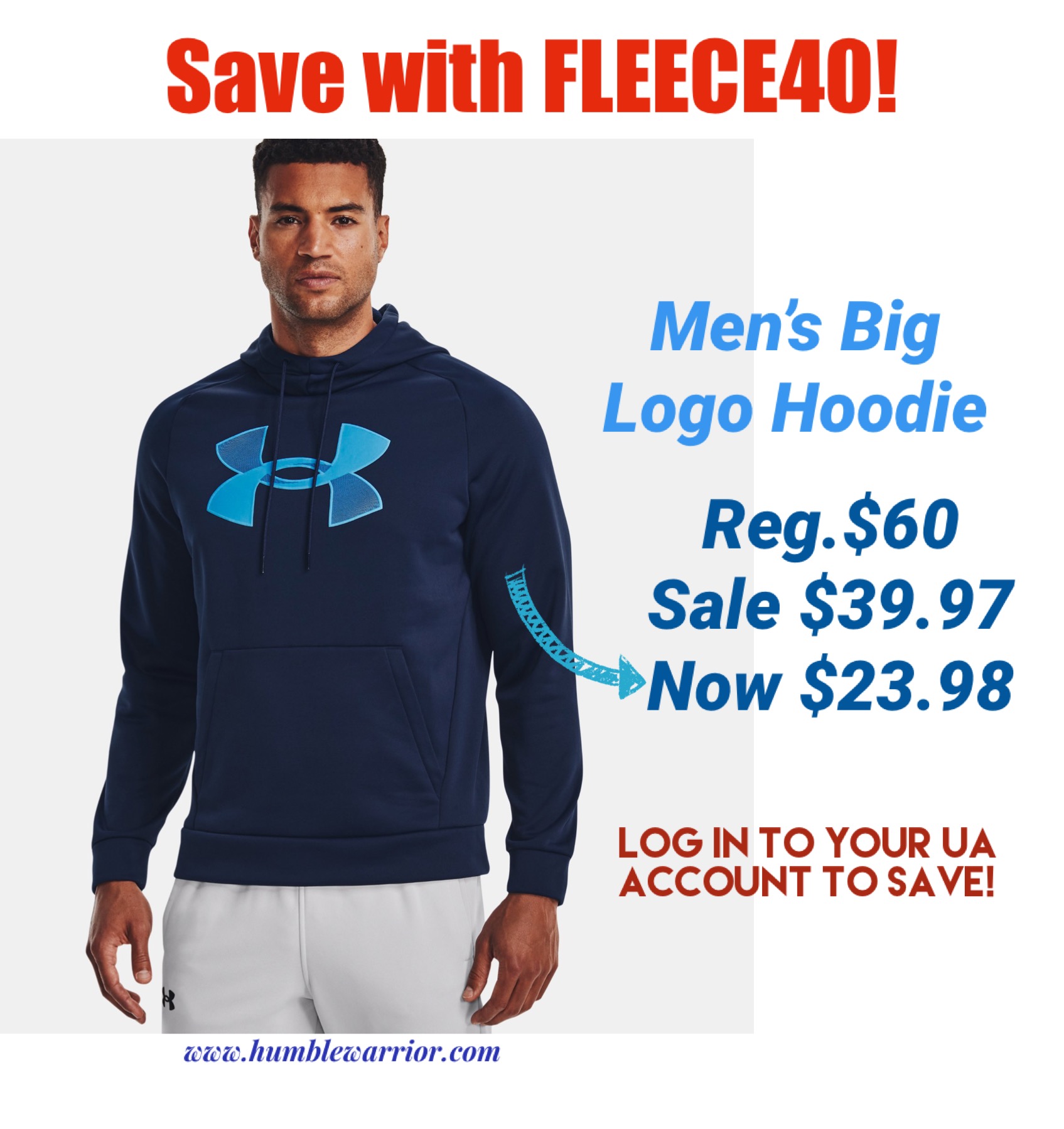 SAVE ON UNDER ARMOUR WITH FLEECE40 Home of Humble Warrior