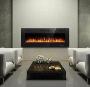 Antarctic Star Electric Fireplace in-Wall recessed and wall mounted linear fireplace 09 23 22