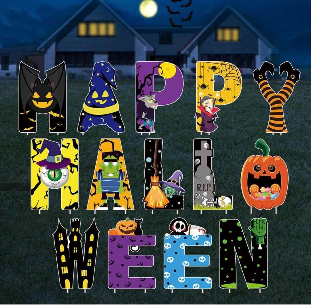 SPOOKY SEASON YARD SIGNS! Home of The Humble Warrior