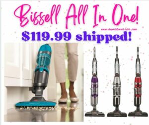 Bissell Symphony Plus All-in-One Vac and Steam Mop with Accessories