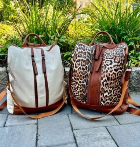 CLUCI Leather Backpack Convertible Large Travel Ladies Designer Fashion Casual College Shoulder Bag 09 22 22
