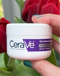 CeraVe Skin Renewing Night Cream Niacinamide, Peptide Complex, and Hyaluronic Acid Moisturizer 09 22 22