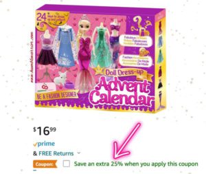Doll Dress Up Clothes and Accessories Advent Calendar 2022 09 08 22