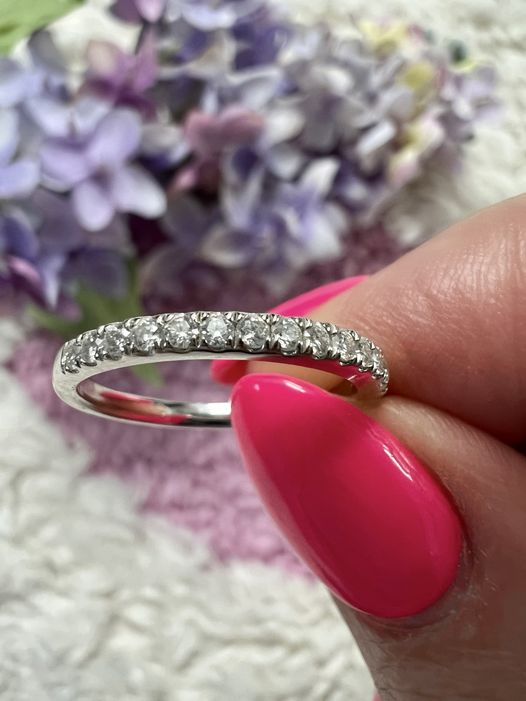 GMOND Wedding Band for Women, 18K Gold Plated Cubic Zirconia 09 19 22 LIVE PIC