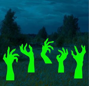 Halloween Black Hands Glow in the Dark Halloween Decorations Outdoor Yard Signs With Stakes 5 pack 09 06 22