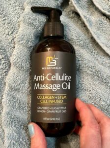 M3 Naturals Anti Cellulite Massage Oil Infused with Collagen and Stem Cell