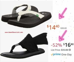 Sanuk Flip Flops Savings at Zappos & Amazon 09 09 22