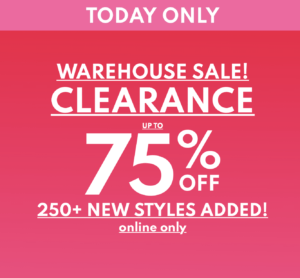 Carter's Warehouse Sale today ONLY! - Home of The Humble Warrior