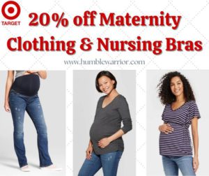 Target Maternity Clothing & Nursing Bras Sale 09 06 22