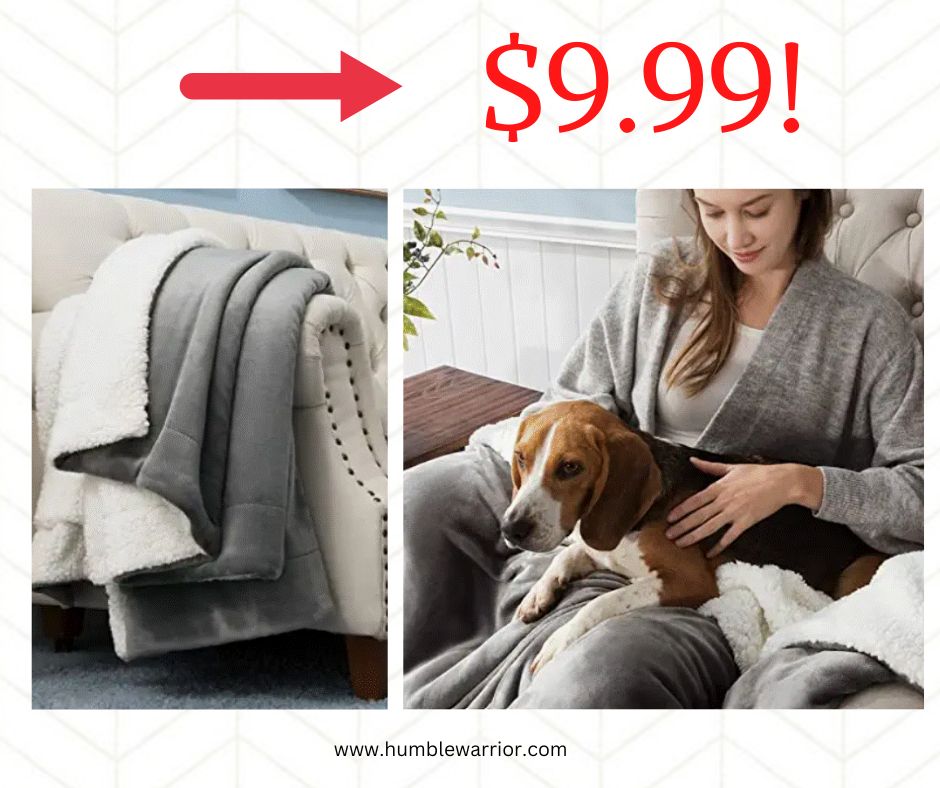 Bedsure Sherpa Fleece Blanket! Home of The Humble Warrior