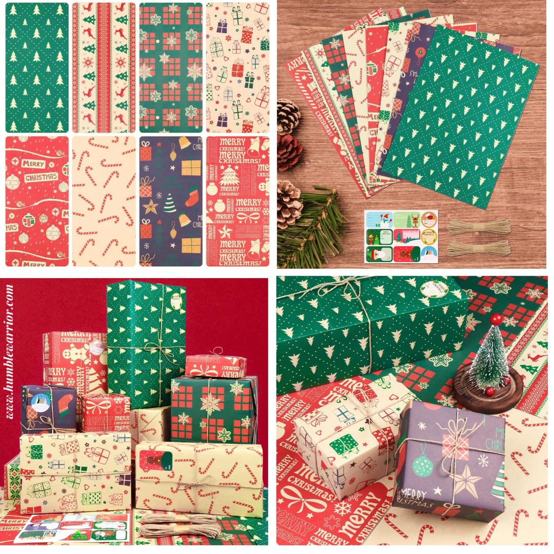 wrapping-paper-8-sheet-pack-home-of-the-humble-warrior