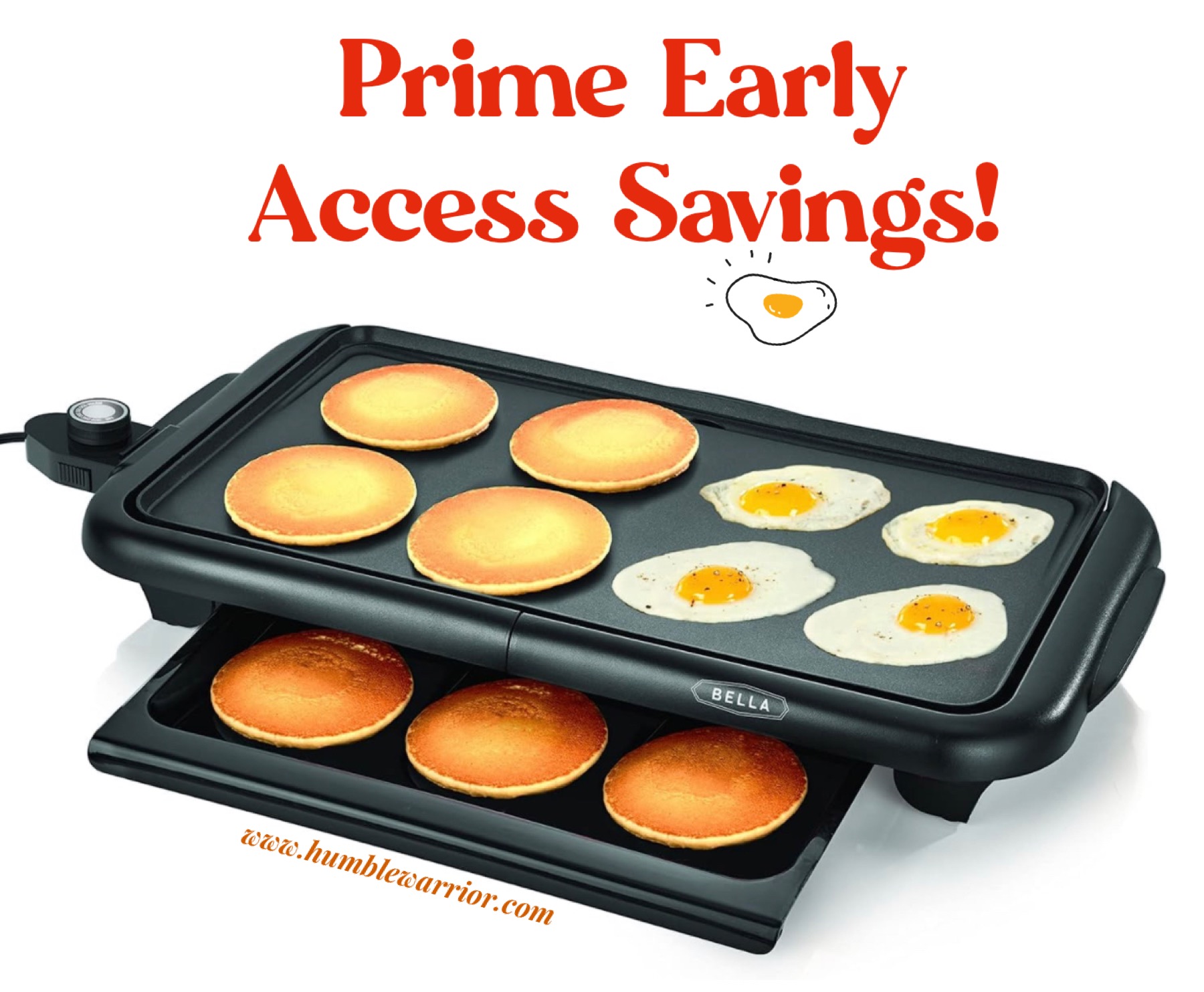 SAVE ON THE BELLA GRIDDLE WITH WARMING TRAY! Home of The Humble Warrior