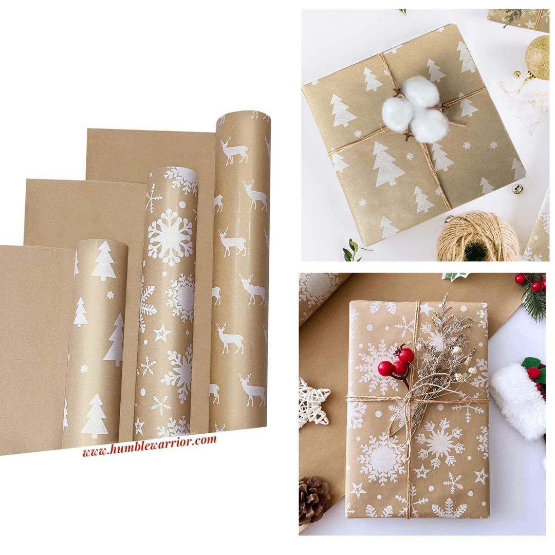 SAVE ON THE PRETTY, RUSTIC WRAPPING PAPER! Home of The Humble Warrior