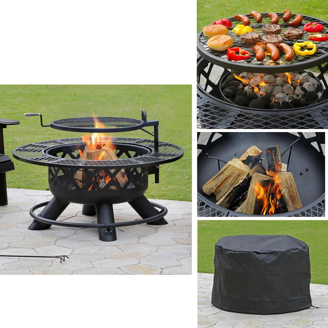 SAVE ON THE BIG HORN FIRE PIT WITH COOKING RACK! Home of The Humble