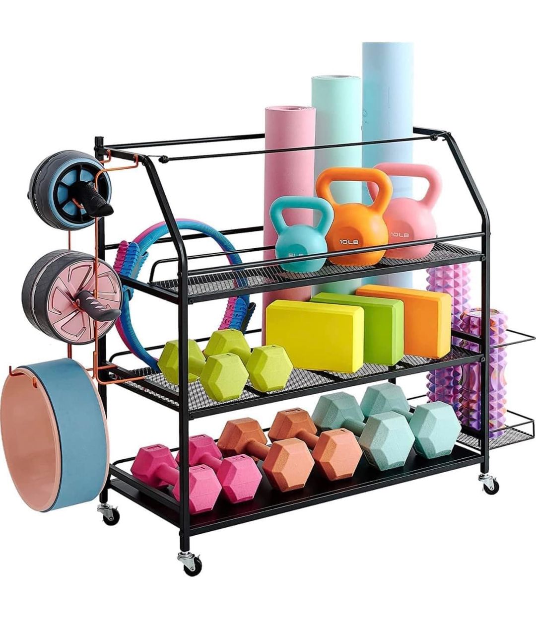 COMPACT HOME GYM STORAGE! Home of The Humble Warrior