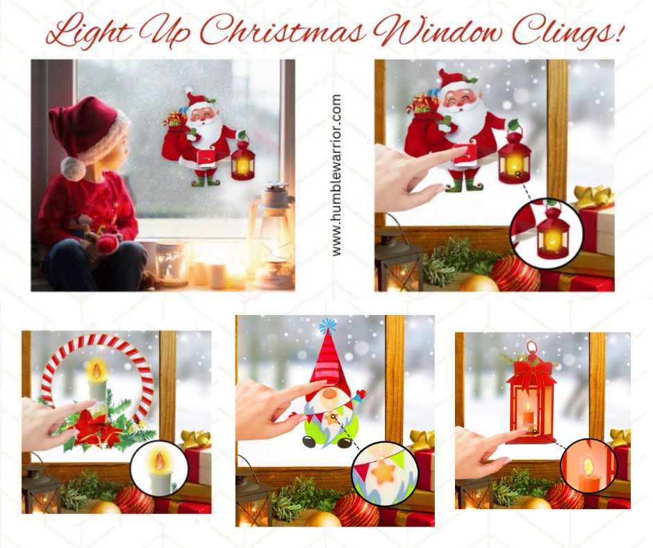 Light Up Christmas Window Clings! Home of The Humble Warrior