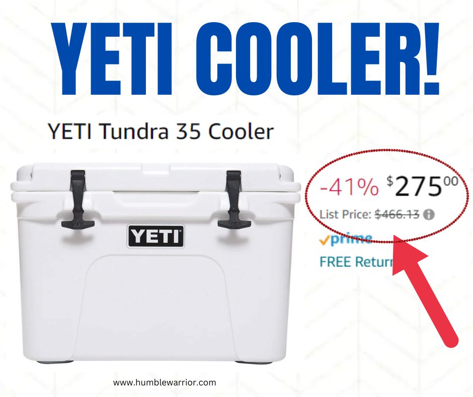 YETI Tundra 35 Cooler! Home of The Humble Warrior