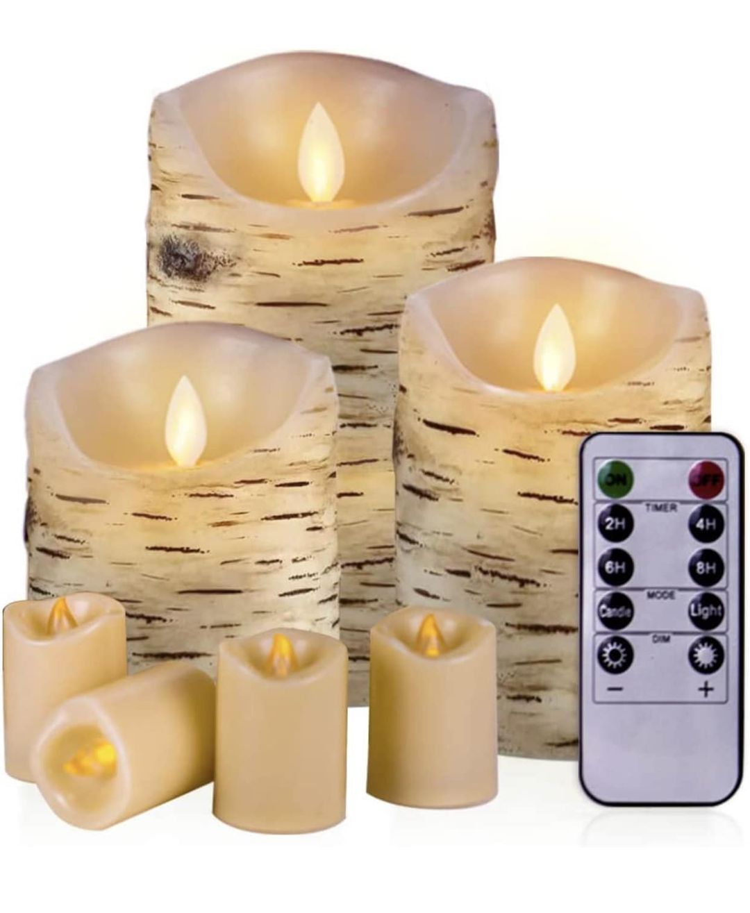 LOVELY FAUX BIRCH FLAMELESS CANDLES! Home of The Humble Warrior