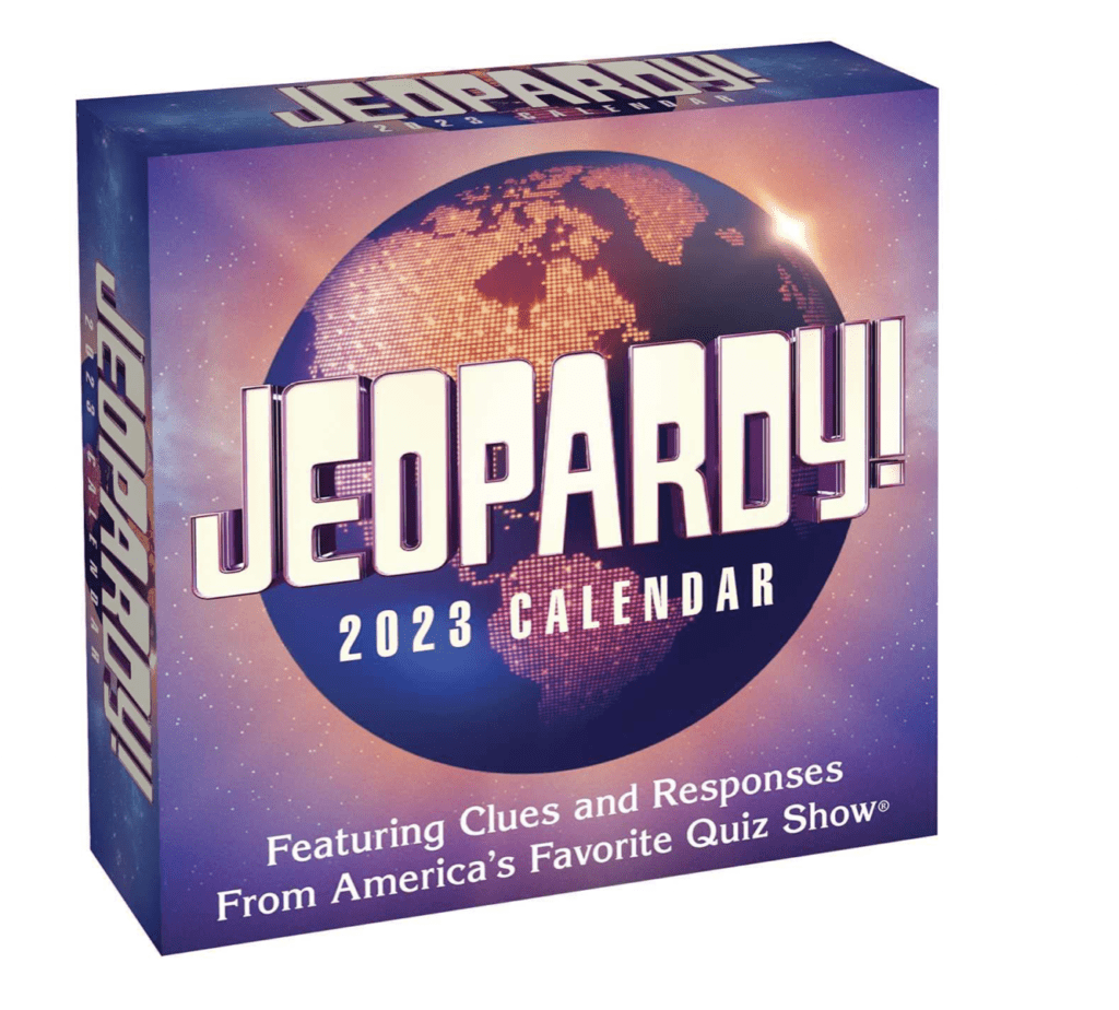 Jeopardy Calendar Savings! Home of The Humble Warrior