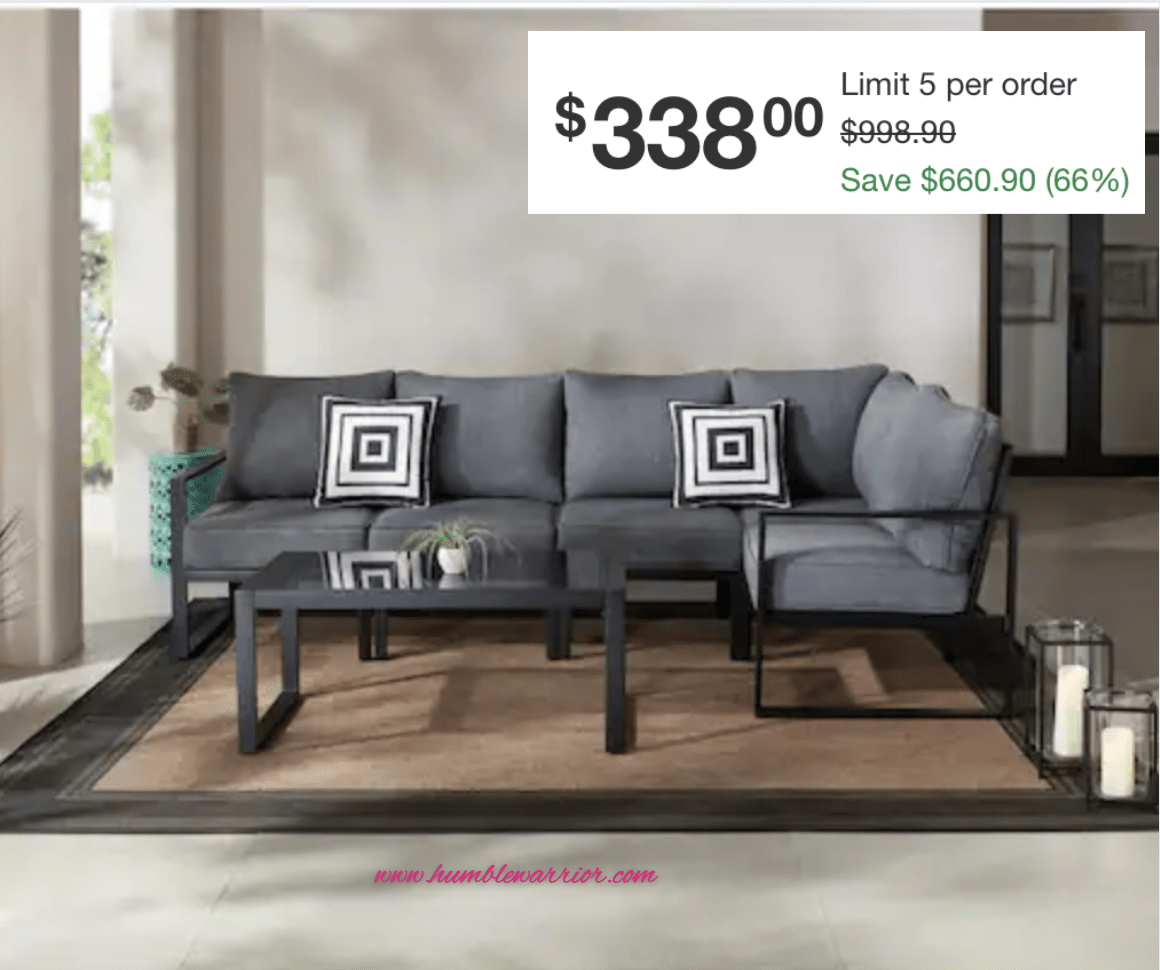 Patio Furniture Savings! Home of The Humble Warrior