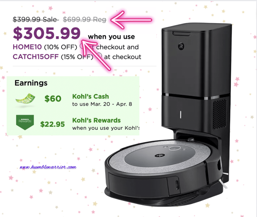 Roomba Savings! Home of The Humble Warrior