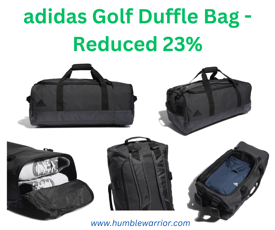 adidas Golf Duffle Bag Home of The Humble Warrior
