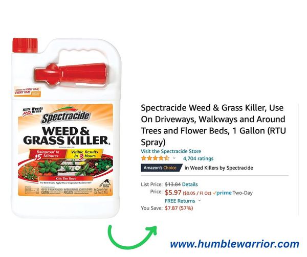 Spectracide Weed & Grass Killer Home of The Humble Warrior