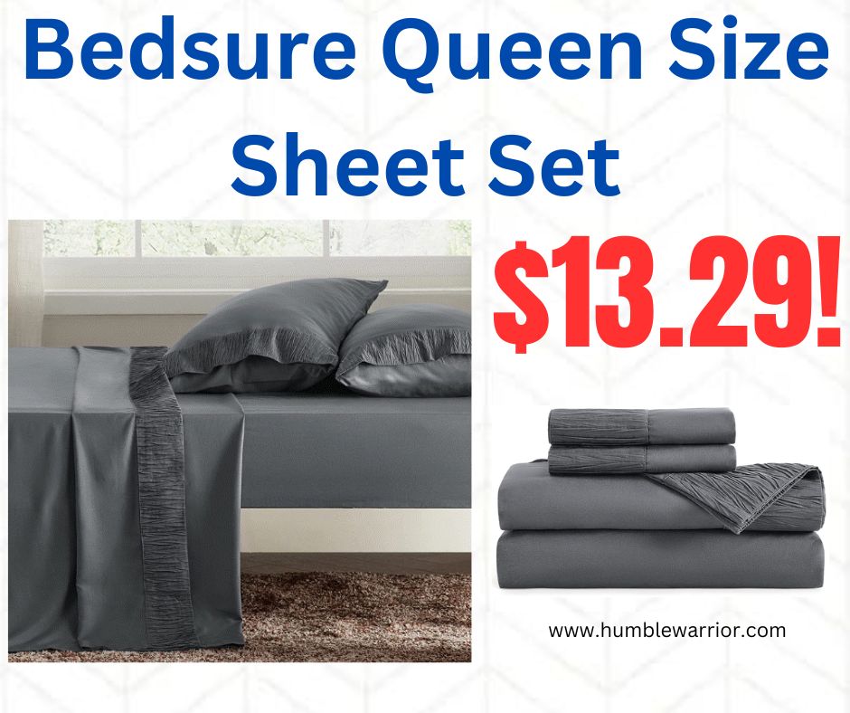 Bedsure Cooling Queen Sheet Set! - Home of The Humble Warrior