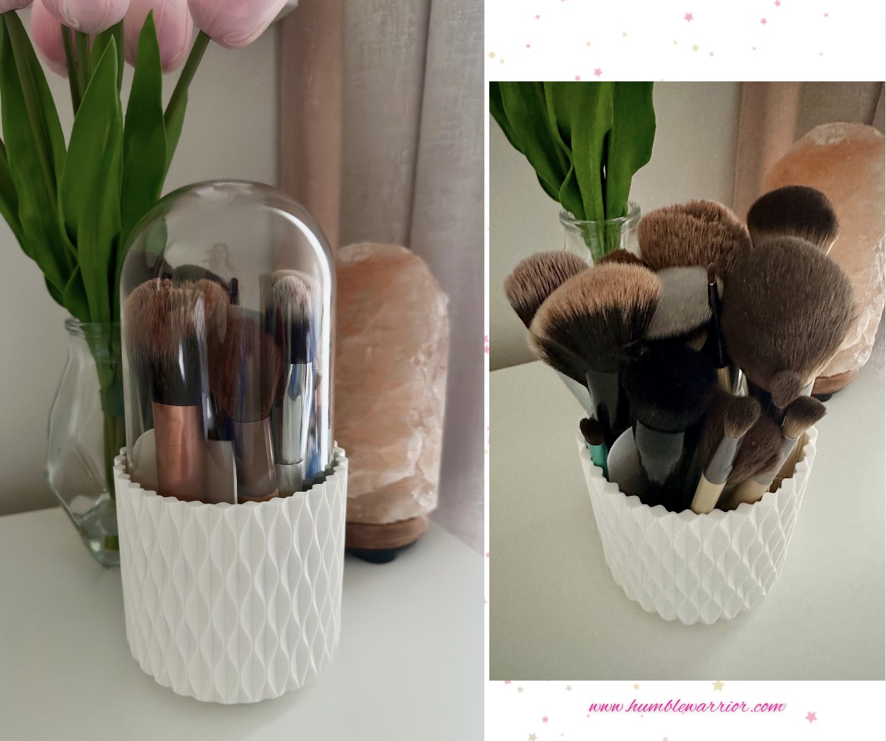 Rotating brush holder! Home of The Humble Warrior