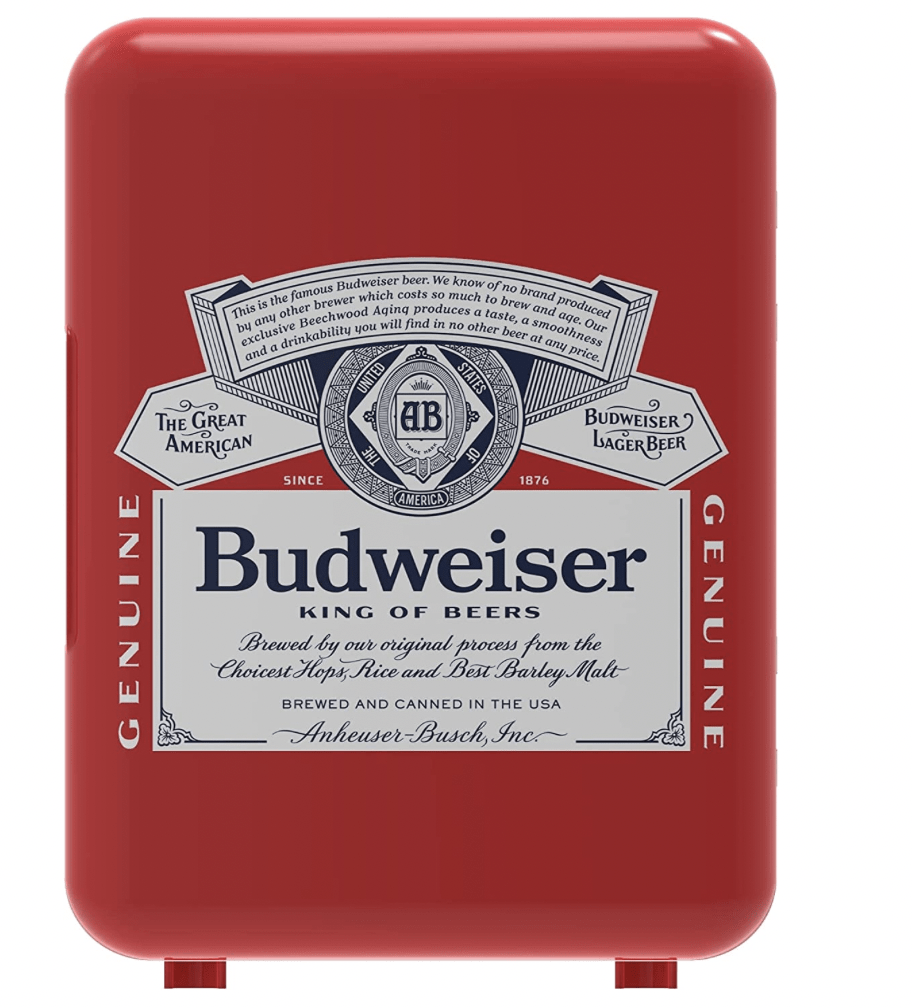 Budweiser Mini Fridge Home of The Humble Warrior