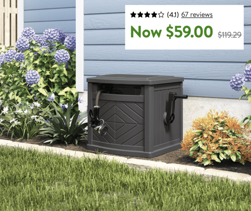 Suncast Hideaway Hose Reel! Home of The Humble Warrior