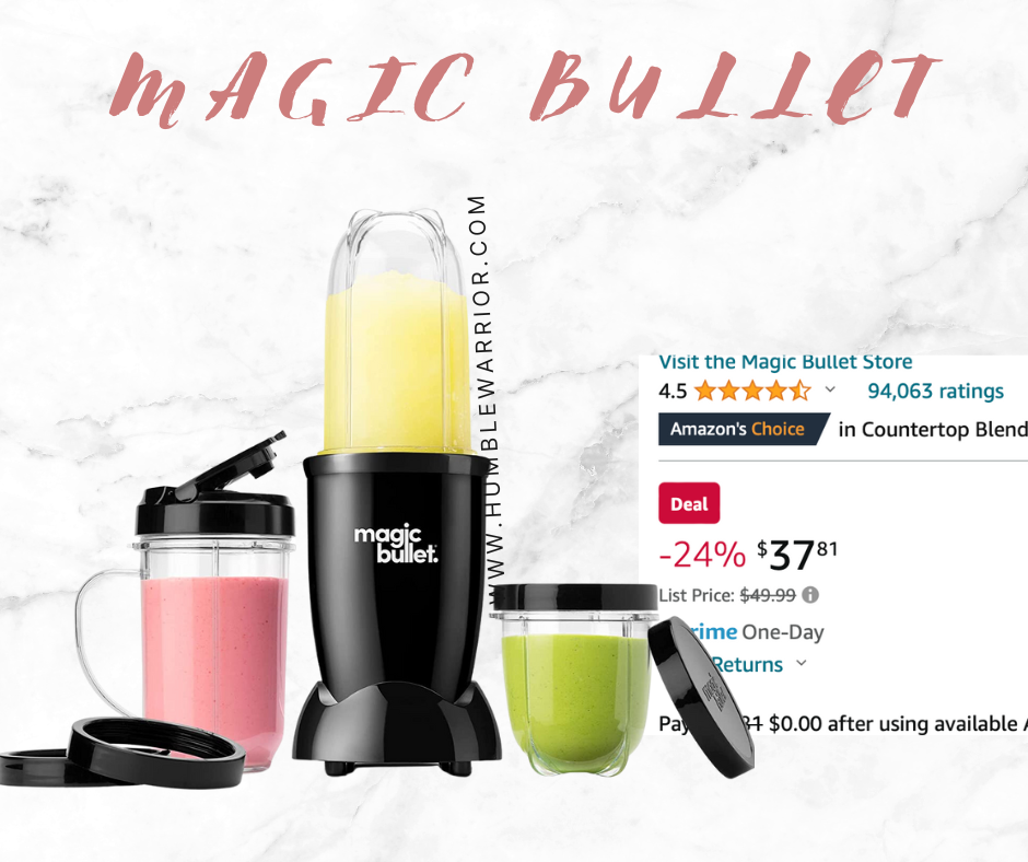 Magic Bullet Set Home Of The Humble Warrior Magic Bullet Set Home Of The Humble Warrior