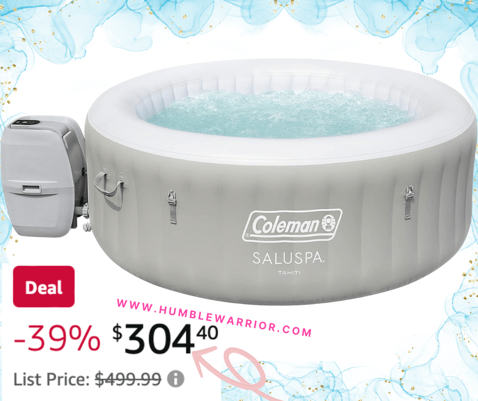 Coleman Saluspa Tahiti Inflatable Hot Tub Spa! - Home of The Humble Warrior