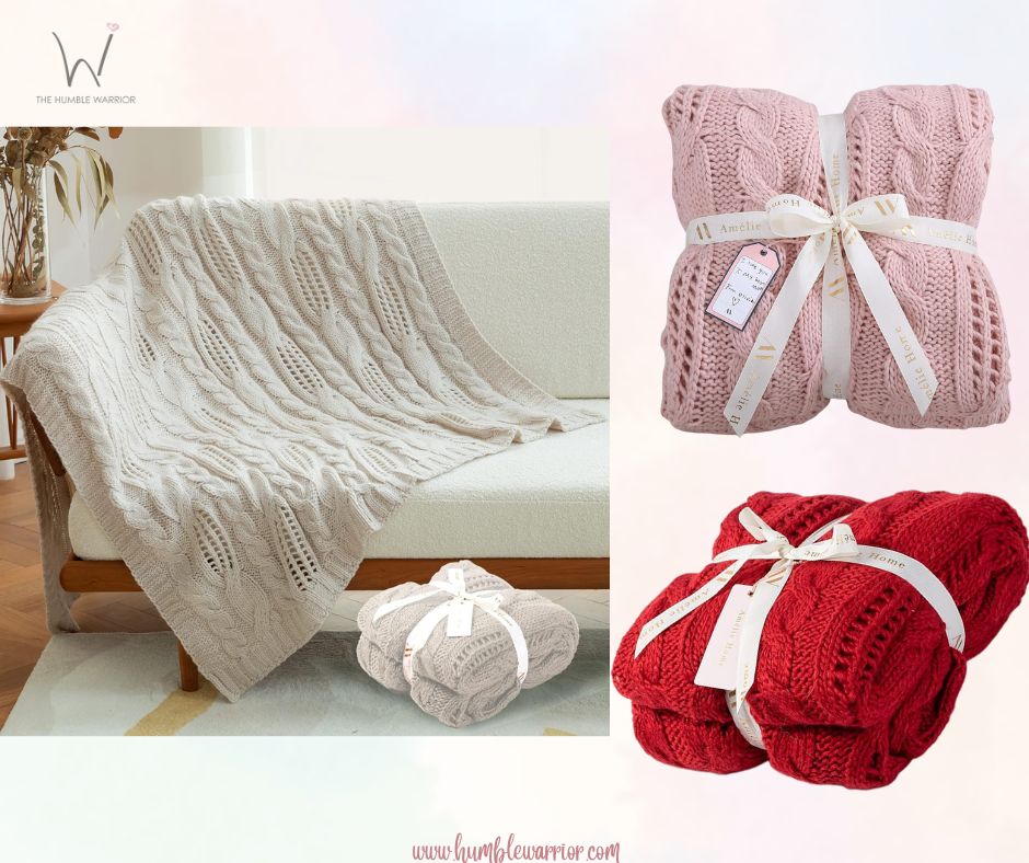 Amélie Home Throw Blankets Home of The Humble Warrior