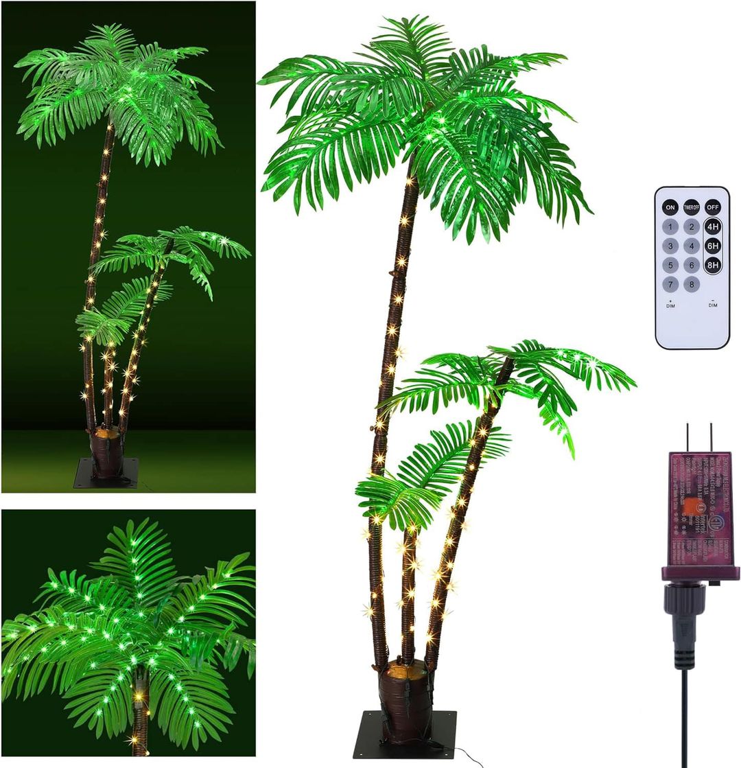 LED LIGHTED PALM TREE! Home of The Humble Warrior