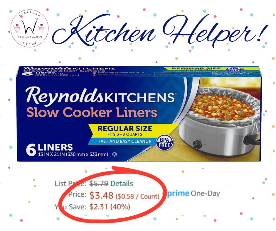 Reynolds Kitchens Slow Cooker Liners! Home of The Humble Warrior