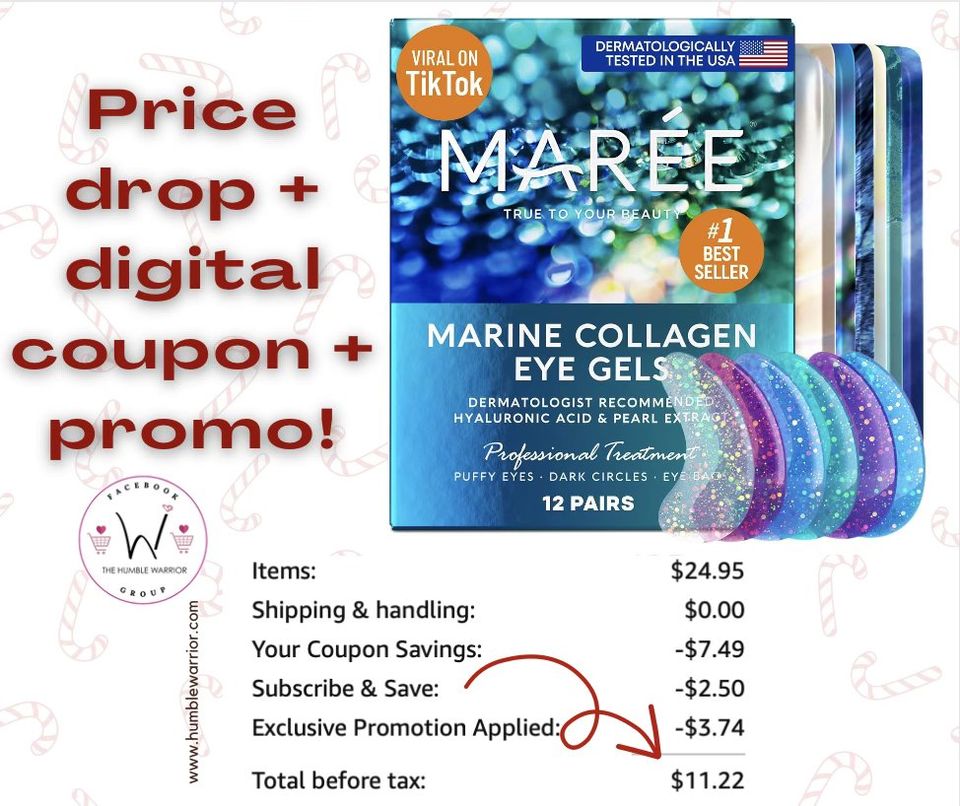 Tik Tok viral MAREE Eye Gel Pads - Home of The Humble Warrior