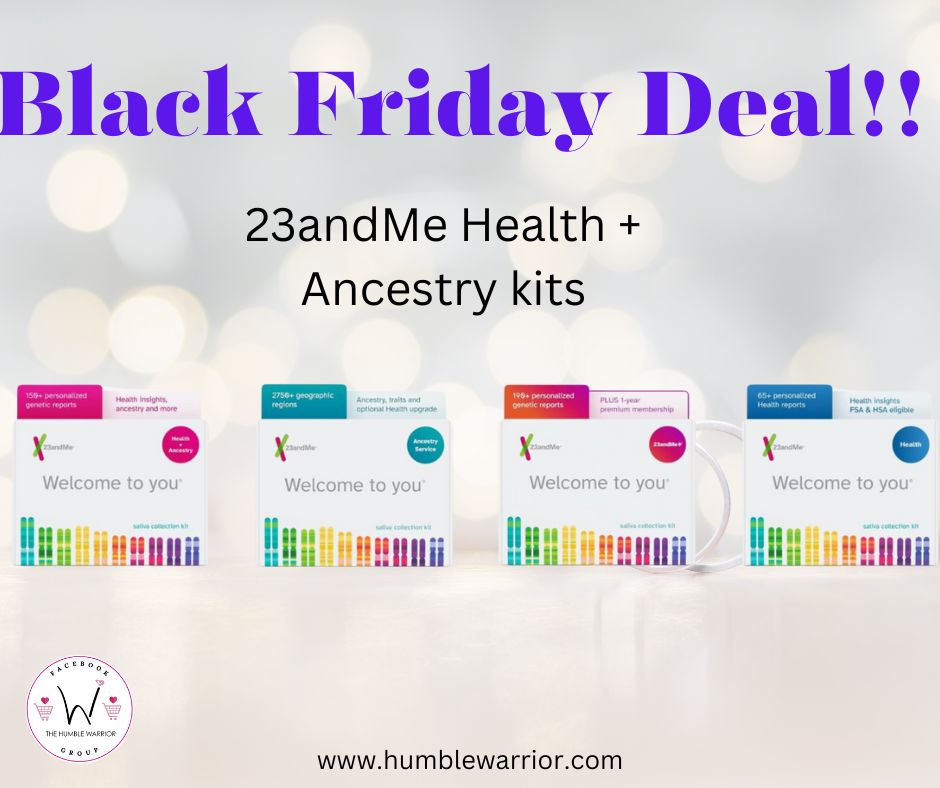 23andMe Health + Ancestry kits Home of The Humble Warrior