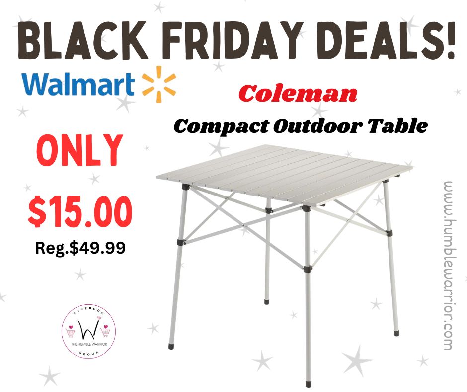 Coleman Compact Outdoor Table Home of The Humble Warrior
