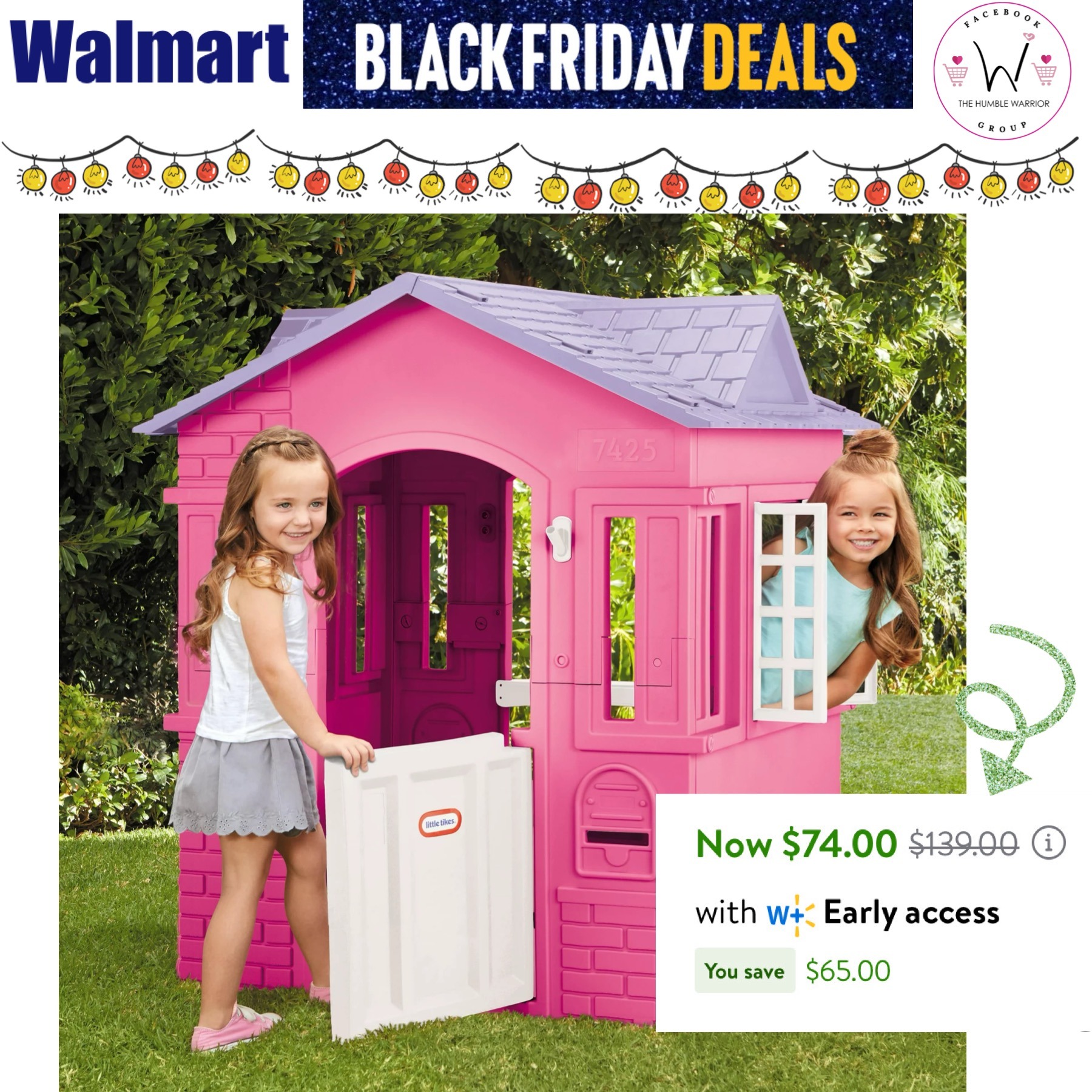 WALMART BLACK FRIDAY LITTLE TIKES COTTAGE! Home of The Humble Warrior