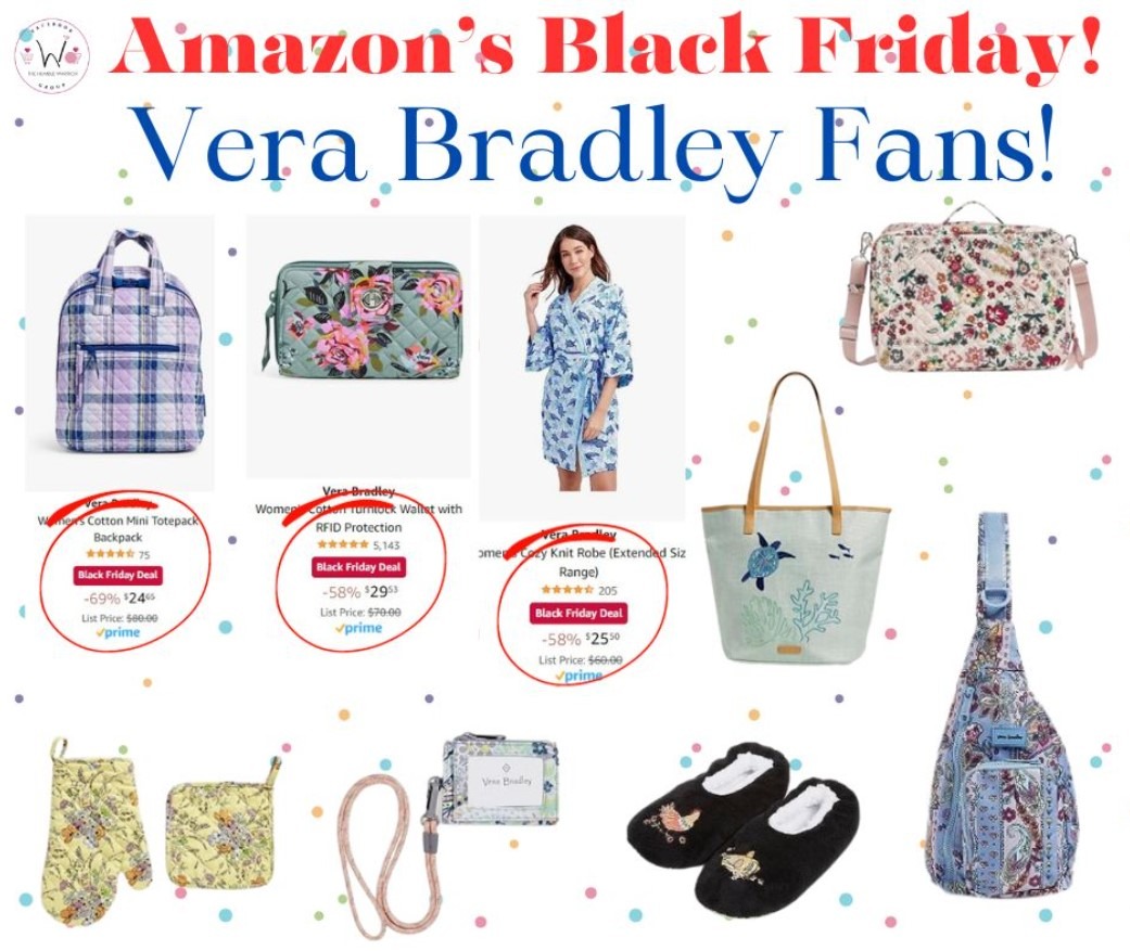 Amazon's Black Friday Day Deal on Vera Bradley Handbags, Travel, and