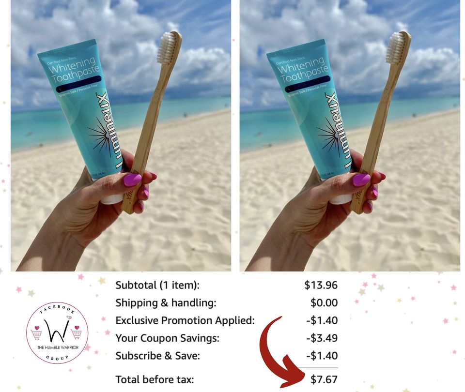 Lumineux toothpaste Home of The Humble Warrior