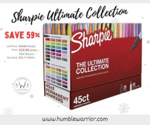 45 Count Ultimate Collection Sharpie Permanent Markers